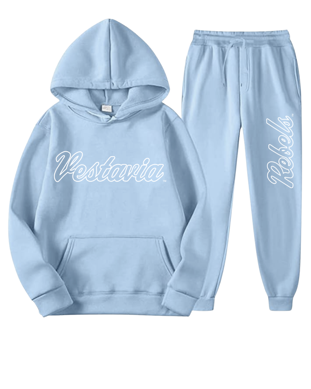 Powder Blue Youth Sweat Set