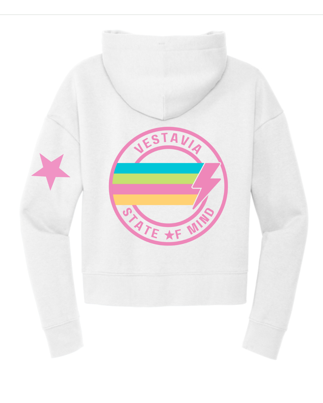 State of Mind Cropped Hoodie