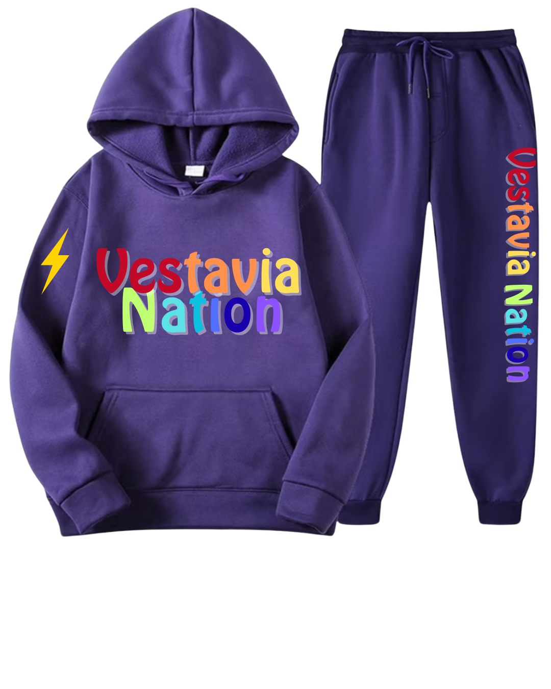 Rainbow Vestavia Nation Hoodie and Jogger Set