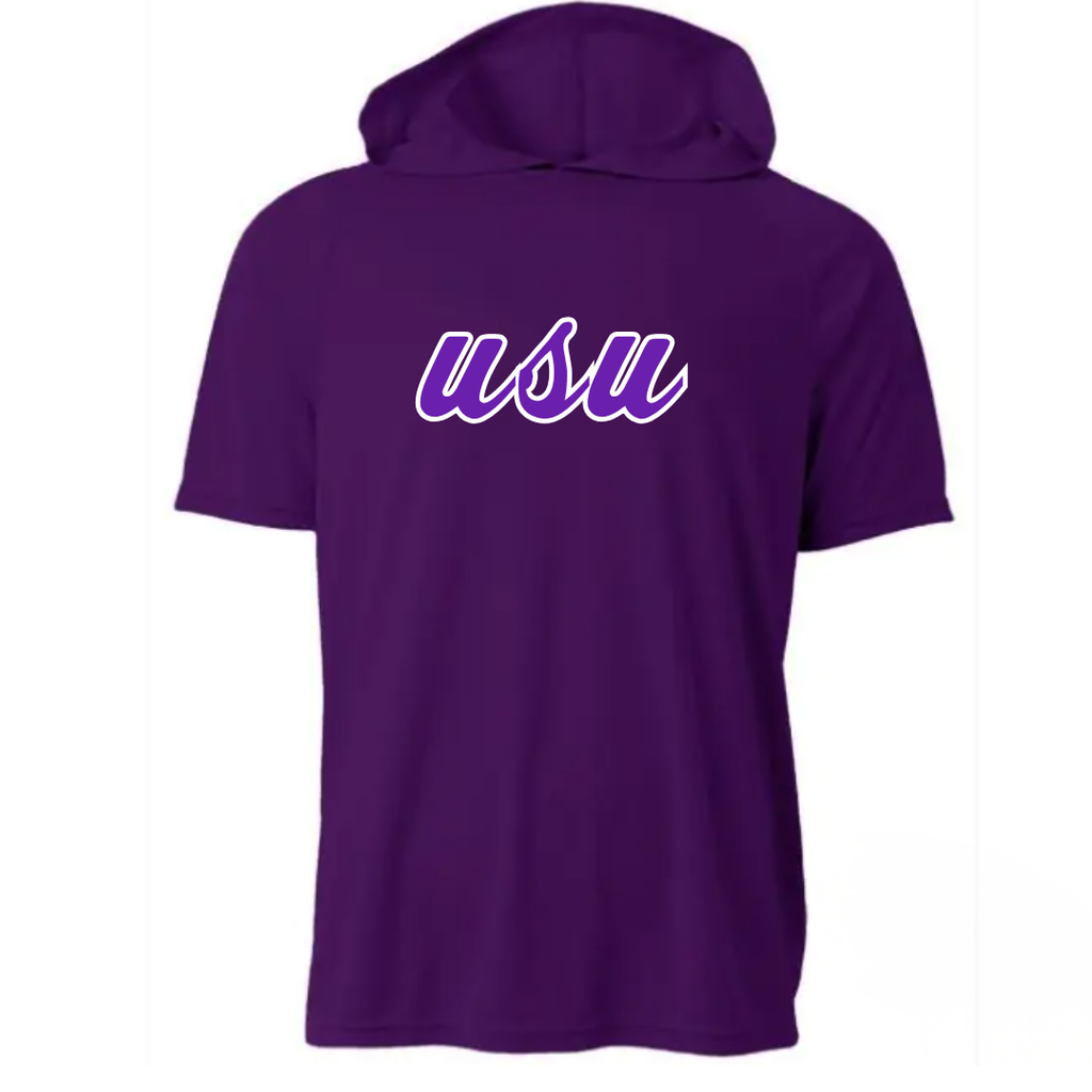 Usu Dri Fit Hooded Tee