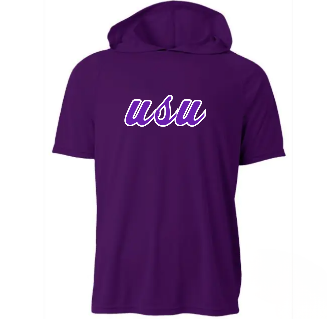 Usu Dri Fit Hooded Tee