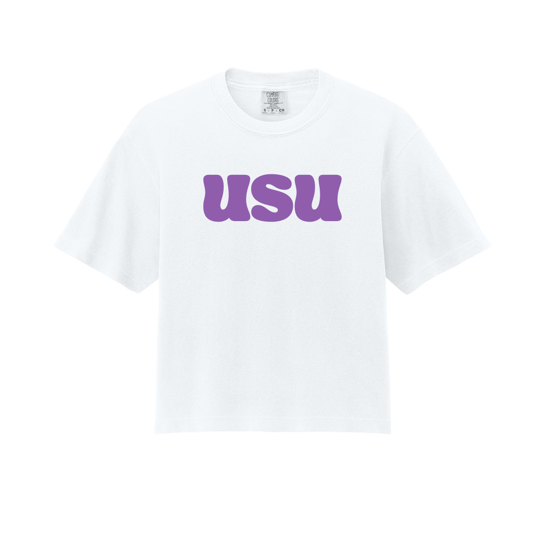 Usu Crop Active Tee