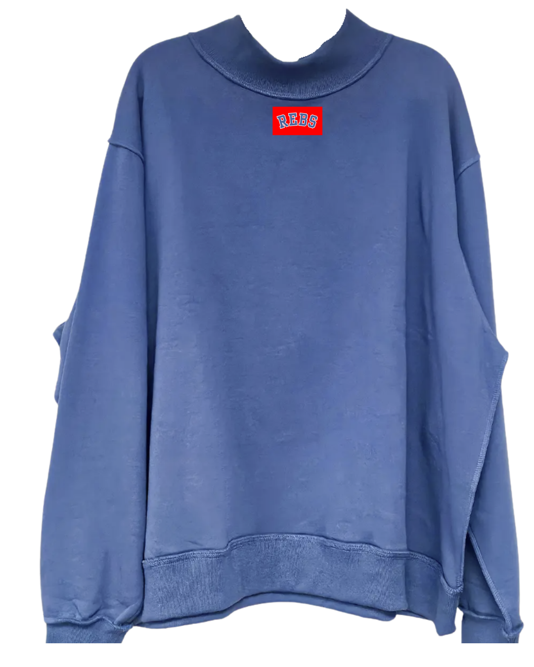 Rebs Patch Mock Neck Sweatshirt