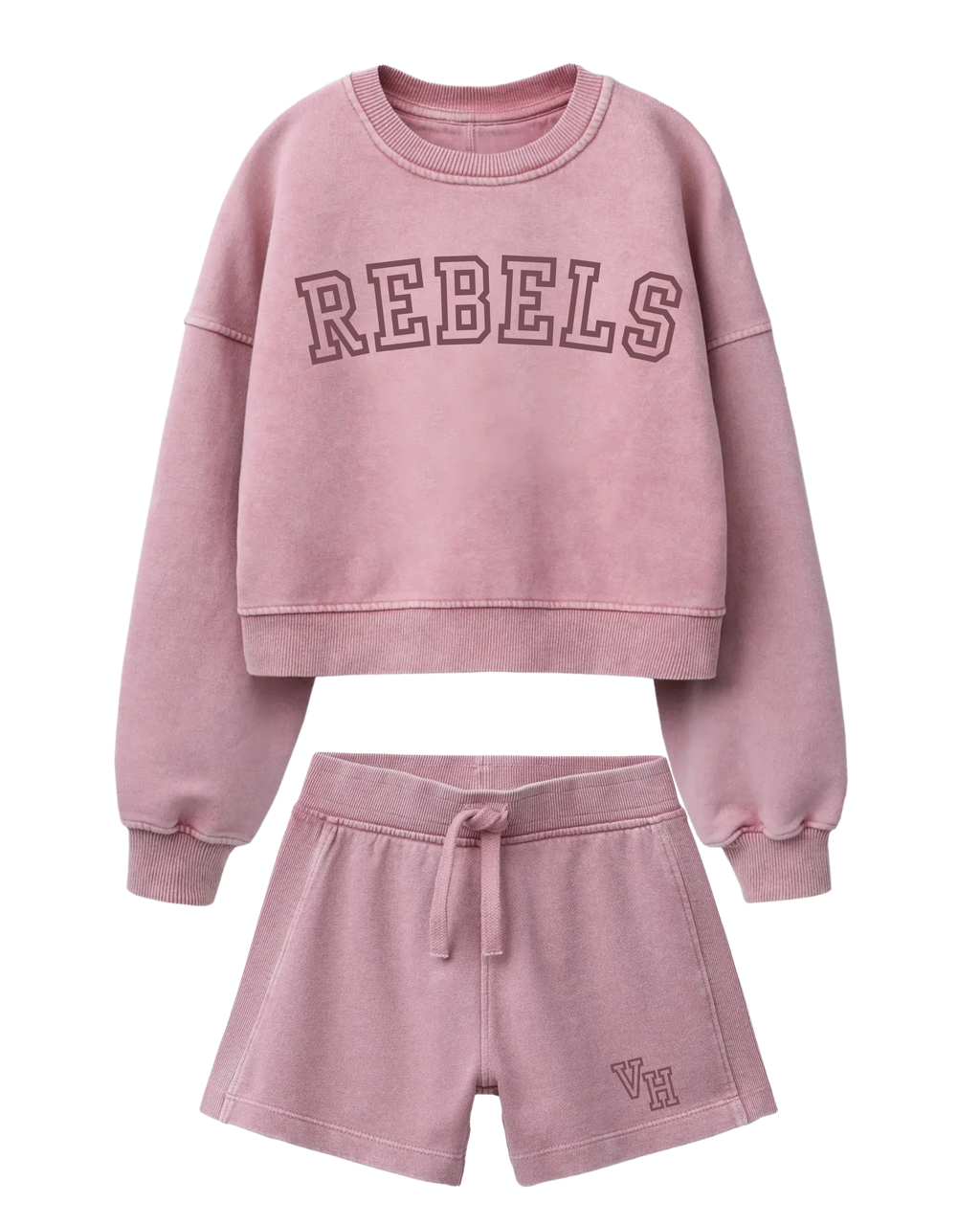 Girl's Embroidered Sweat Set