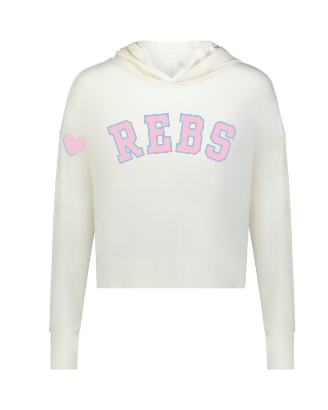 Girls Rebs Crop Hoodie