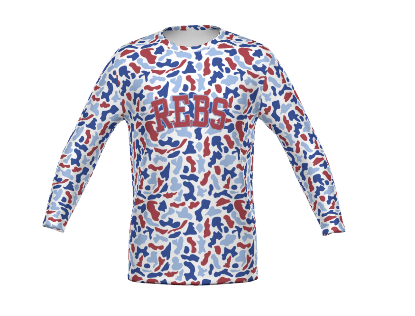 Vestavia Rebs Camo Long Sleeve Tee