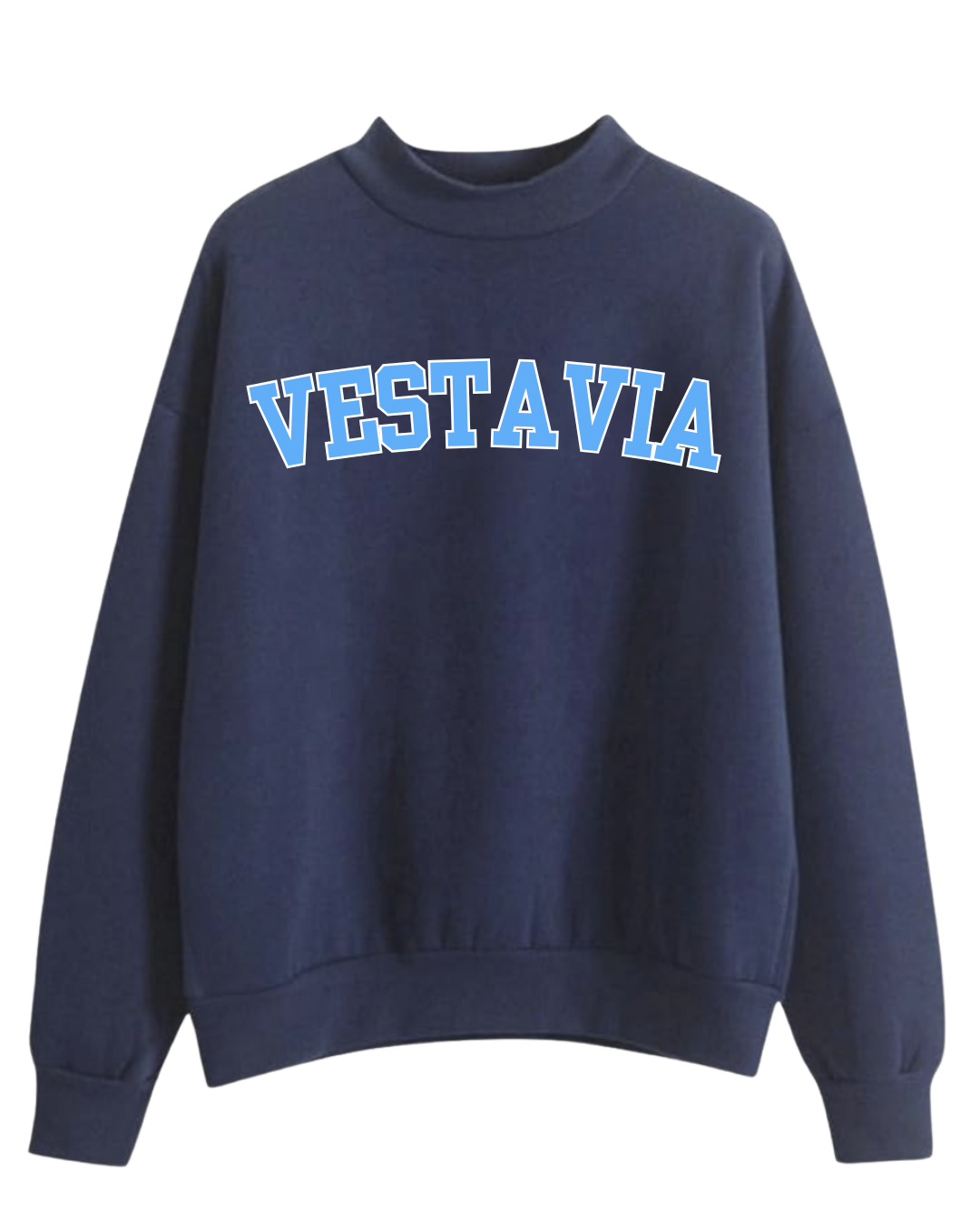 Vestavia Navy Mockneck Sweatshirt